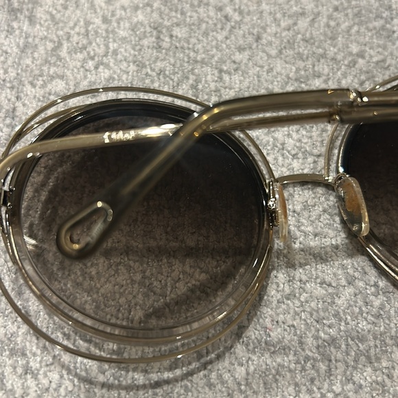 Chloe Round Frame Sunglasses - Picture 5 of 10